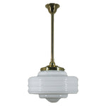Detroit 14" Opal Gloss on Rod Set 3/4" 1/2m by Lode Lighting