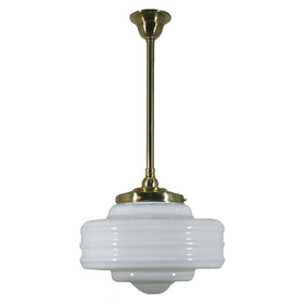 Detroit 14" Opal Gloss on Rod Set 3/4" 1/2m by Lode Lighting