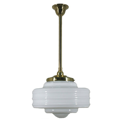 Detroit 14" Opal Gloss on Rod Set 3/4" 1/2m by Lode Lighting