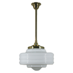 Detroit 14" Opal Gloss on Rod Set 3/4" 1/2m by Lode Lighting