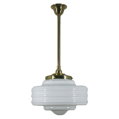 Detroit 14" Opal Gloss on Rod Set 3/4" 1/2m by Lode Lighting