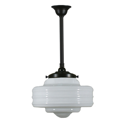 Detroit 14" Opal Gloss on Rod Set 3/4" 1/2m by Lode Lighting