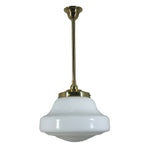 Lincoln Schoolhouse Opal Gloss on Rod Set 3/4" 1/2m by Lode Lighting