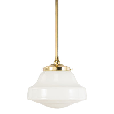 Lincoln Schoolhouse Opal Gloss on Rod Set 3/4" 1/2m by Lode Lighting