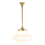 Lincoln Schoolhouse Opal Gloss on Rod Set 3/4" 1/2m by Lode Lighting