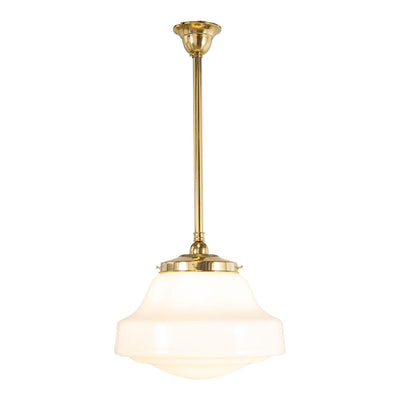 Lincoln Schoolhouse Opal Gloss on Rod Set 3/4" 1/2m by Lode Lighting