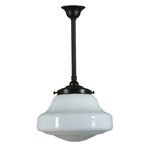 Lincoln Schoolhouse Opal Gloss on Rod Set 3/4" 1/2m by Lode Lighting