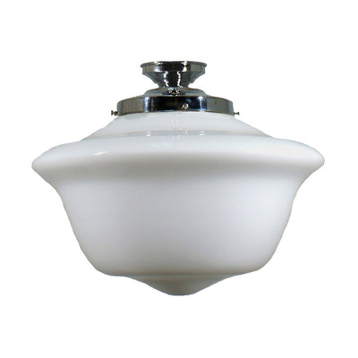 Victorian Schoolhouse 16" Opal Gloss Batten Fix by Lode Lighting