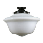 Victorian Schoolhouse 16" Opal Gloss Batten Fix by Lode Lighting