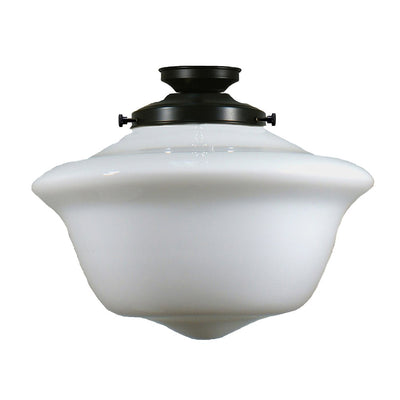 Victorian Schoolhouse 16" Opal Gloss Batten Fix by Lode Lighting