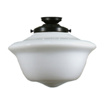 Victorian Schoolhouse 16" Opal Gloss Batten Fix by Lode Lighting