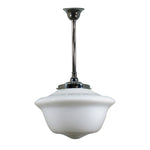 Victorian Schoolhouse 16" Opal Gloss on Rod Set 3/4" 1/2m by Lode Lighting