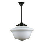 Victorian Schoolhouse 16" Opal Gloss on Rod Set 3/4" 1/2m by Lode Lighting