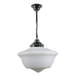 Victorian Schoolhouse 12" Opal Gloss on Rod Set 1/2" 1/2m by Lode Lighting
