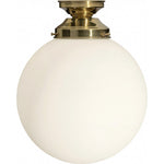Sphere 10" Opal Matte Batten Fix by Lode Lighting