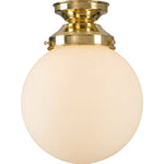 Sphere 8" Opal Matte Batten Fix by Lode Lighting