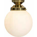 Sphere 8" Opal Matte Batten Fix by Lode Lighting