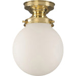 Sphere 6" Opal Matte Batten Fix by Lode Lighting