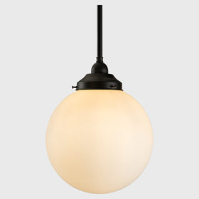 Sphere 10" Opal Matte on Rod Set 1/2" 1/2m by Lode Lighting