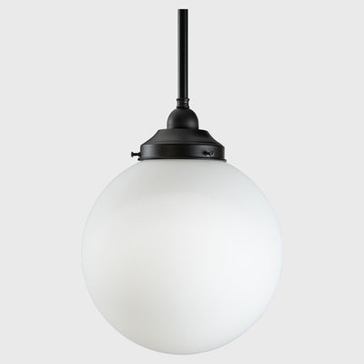 Sphere 10" Opal Matte on Rod Set 1/2" 1/2m by Lode Lighting