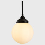 Sphere 8" Opal Matte on Rod Set 1/2" 1/2m by Lode Lighting