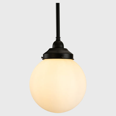 Sphere 8" Opal Matte on Rod Set 1/2" 1/2m by Lode Lighting