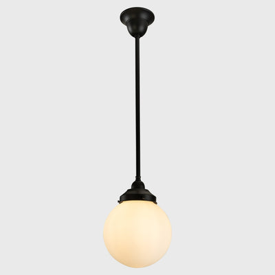 Sphere 8" Opal Matte on Rod Set 1/2" 1/2m by Lode Lighting