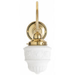 Luke Wall Bracket With 6" Senator Shade Opal Matte by Lode Lighting