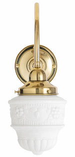 Luke Wall Bracket With 6" Senator Shade Opal Matte by Lode Lighting