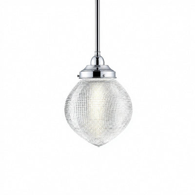 Teardrop Hallophane 8" With 1/2" x 1/2m Rod Set by Lode Lighting