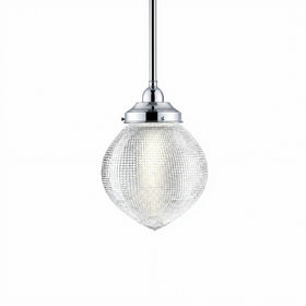 Teardrop Hallophane 8" With 1/2" x 1/2m Rod Set by Lode Lighting