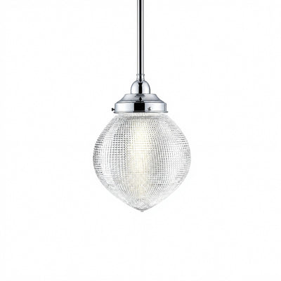 Teardrop Hallophane 8" With 1/2" x 1/2m Rod Set by Lode Lighting