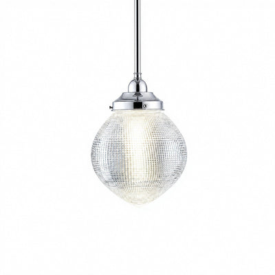 Teardrop Hallophane 8" With 1/2" x 1/2m Rod Set by Lode Lighting