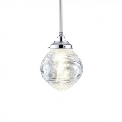 Teardrop Hallophane 8" With 1/2" x 1/2m Rod Set by Lode Lighting