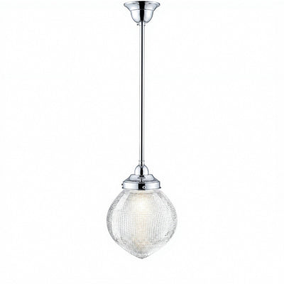Teardrop Hallophane 8" With 1/2" x 1/2m Rod Set by Lode Lighting