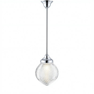Teardrop Hallophane 8" With 1/2" x 1/2m Rod Set by Lode Lighting