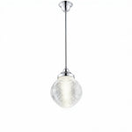Teardrop Hallophane 8" With 1/2" x 1/2m Rod Set by Lode Lighting