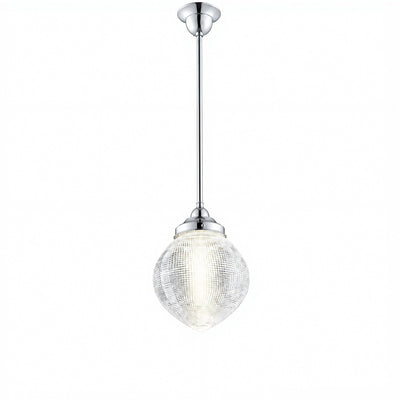 Teardrop Hallophane 8" With 1/2" x 1/2m Rod Set by Lode Lighting