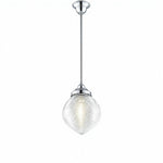 Teardrop Hallophane 8" With 1/2" x 1/2m Rod Set by Lode Lighting