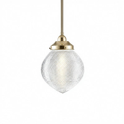 Teardrop Hallophane 8" With 1/2" x 1/2m Rod Set by Lode Lighting
