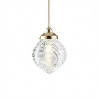 Teardrop Hallophane 8" With 1/2" x 1/2m Rod Set by Lode Lighting