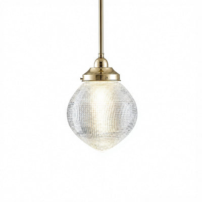 Teardrop Hallophane 8" With 1/2" x 1/2m Rod Set by Lode Lighting