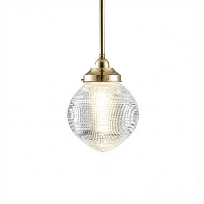 Teardrop Hallophane 8" With 1/2" x 1/2m Rod Set by Lode Lighting