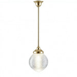 Teardrop Hallophane 8" With 1/2" x 1/2m Rod Set by Lode Lighting