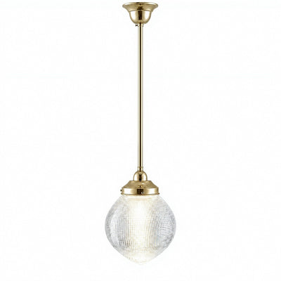 Teardrop Hallophane 8" With 1/2" x 1/2m Rod Set by Lode Lighting