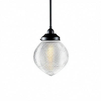 Teardrop Hallophane 8" With 1/2" x 1/2m Rod Set by Lode Lighting