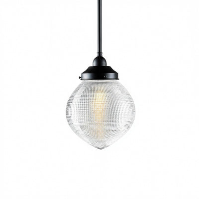 Teardrop Hallophane 8" With 1/2" x 1/2m Rod Set by Lode Lighting