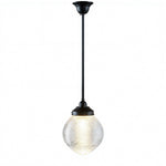 Teardrop Hallophane 8" With 1/2" x 1/2m Rod Set by Lode Lighting