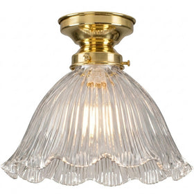 044 Hallophane 9" Clear Batten Fix by Lode Lighting