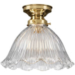 044 Hallophane 9" Clear Batten Fix by Lode Lighting